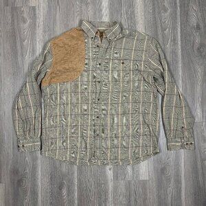 Ivy Crew Explorer Brown Plaid Button Down Shirt XL‎